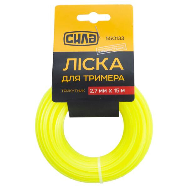 

Леска для триммера Сила - 2,7 мм x 15 м треугольник(550133)