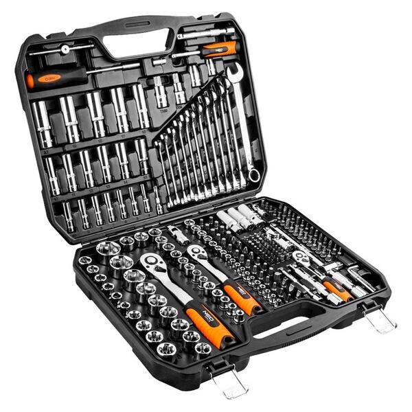 

Набор инструмента Neo - 1/4" x 3/8 x 1/2" 219 ед.(08-671)