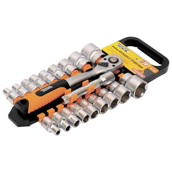 

Набор инструмента на планке Mastertool - 1/2" x 20 ед.(78-1220)