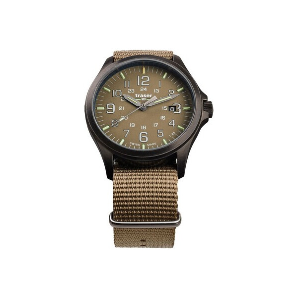 

Часы Traser H3 108631 P67 Officer GunMetal Khaki Herren 42mm 10ATM