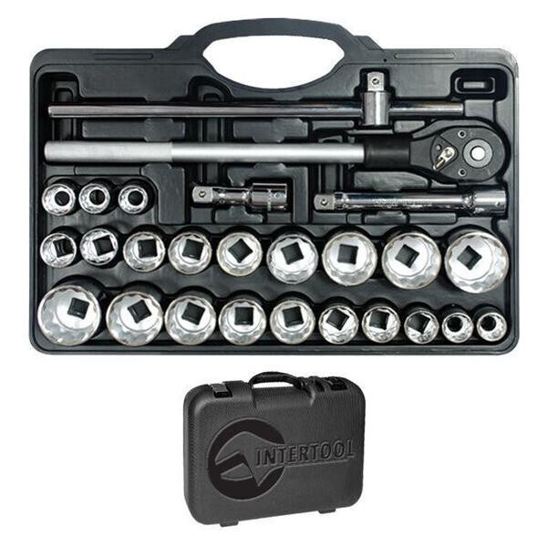

Набор инструмента Intertool - 3/4" 26 ед.(ET-6026)