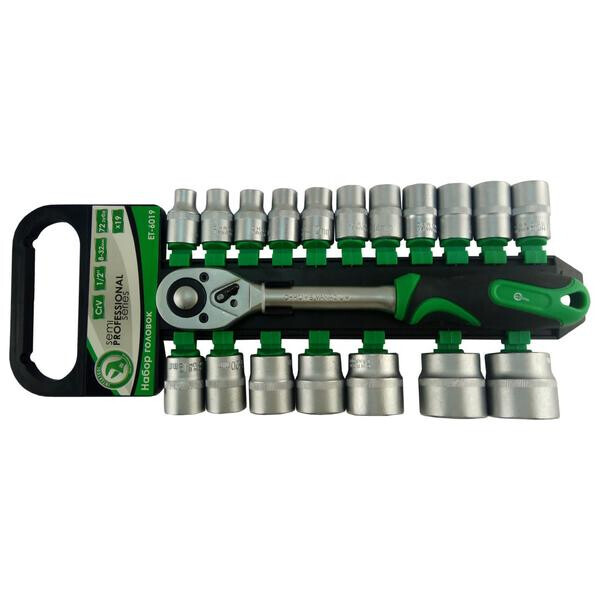 

Набор инструмента Intertool - 19 ед. x 1/2" SemiPro(ET-6019)