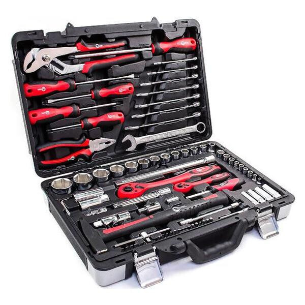 

Набор инструмента Intertool - 1/4", 1/2" 78 ед.(ET-7078)