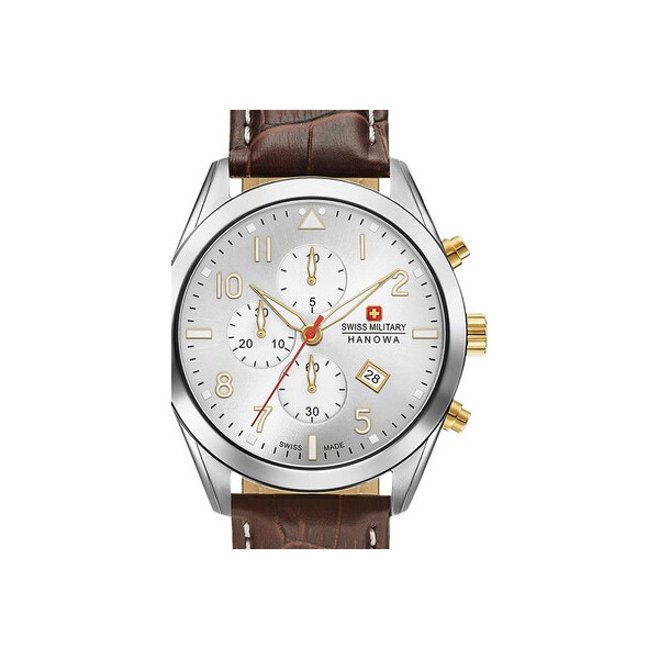 

Часы Swiss Military Hanowa 06-4316.04.001.02 Helvetus Chronograph 43mm 10ATM