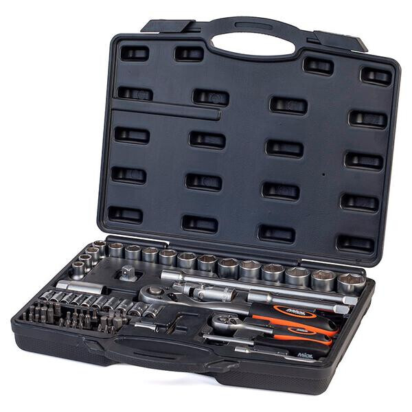 

Набор инструмента Miol - 1/4", 1/2" 72 ед.(58-115)