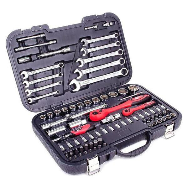 

Набор инструмента Intertool - 1/4", 1/2" 82 ед.(ET-6082)