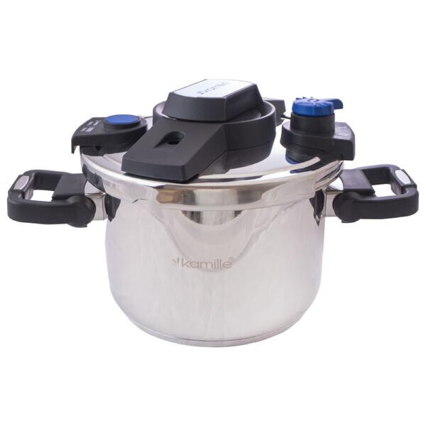 

Скороварка нержавеющая Kamille - 220 мм x 6 л(5830)
