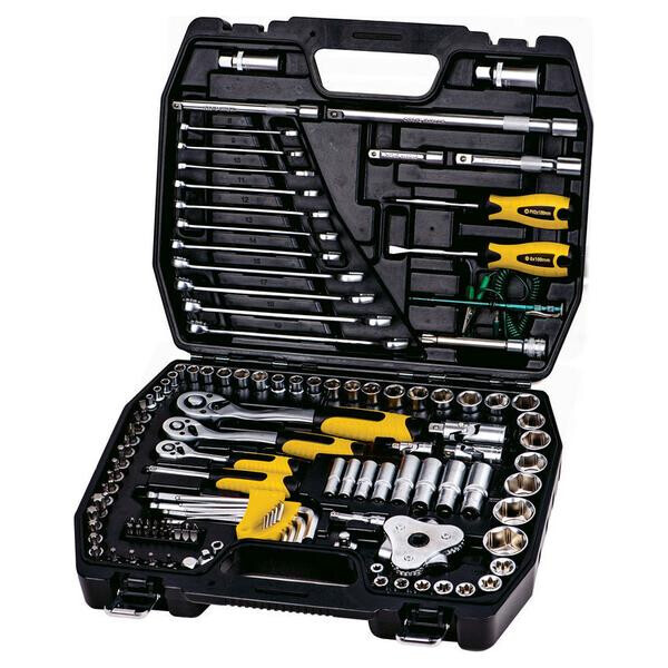 

Набор инструмента Mastertool - 1/4", 3/8", 1/2" 121 ед.(78-5121)