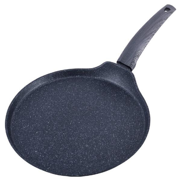 

Сковорода блинная антипригарная Kamille - 280 мм Black Marble(4128)