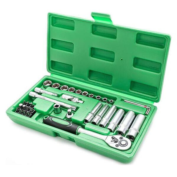 

Набор инструмента Intertool - 1/4" 36 ед.(ET-6036)
