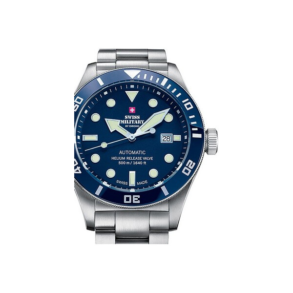 

Часы Swiss Military SMA34075.02 Automatik 44mm 50ATM