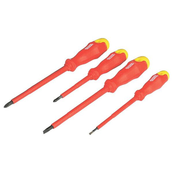 

Набор диэлектрических отверток Mastertool - 4 шт., 1000 В(40-1500)