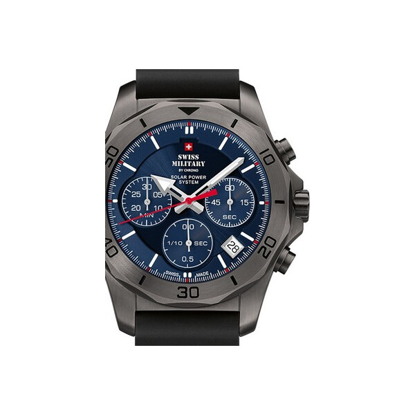 

Часы Swiss Military SMS34072.08 Solar Chronograph 44mm 10ATM