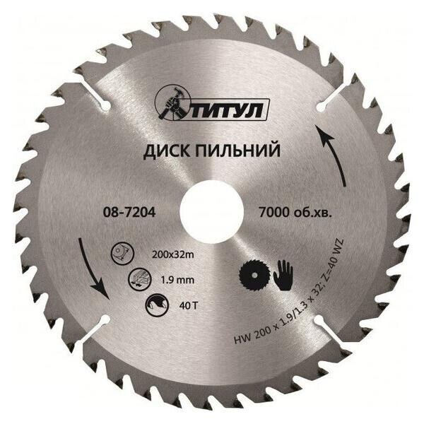 

Диск пильный Титул - 230 x 60T x 22,2 мм(08-7236)