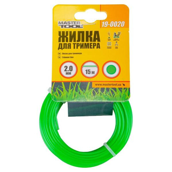 

Леска для триммера Mastertool - 2,0 мм x 15 м круг(19-0020)