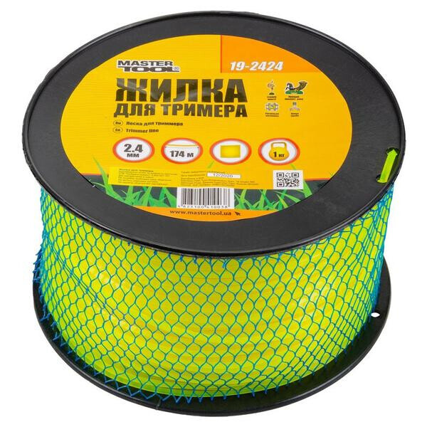 

Леска для триммера Mastertool - 2,4 мм x 174 м квадрат(19-2424)