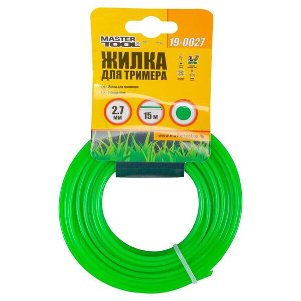 

Леска для триммера Mastertool - 2,7 мм x 15 м круг(19-0027)