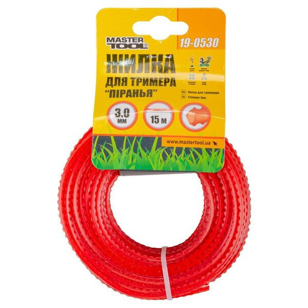 

Леска для триммера Mastertool - 3,0 мм x 15 м квадрат пиранья(19-0530)