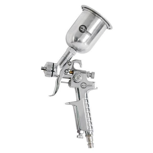

Пневмопистолет лакокрасочный HP Intertool - верхний бак 125 мл x 0,5 мм(PT-0306)