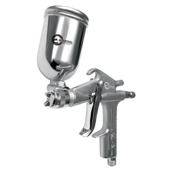 

Пневмопистолет лакокрасочный HP Intertool - верхний бак 200 мл x 0,5 мм(PT-0301)