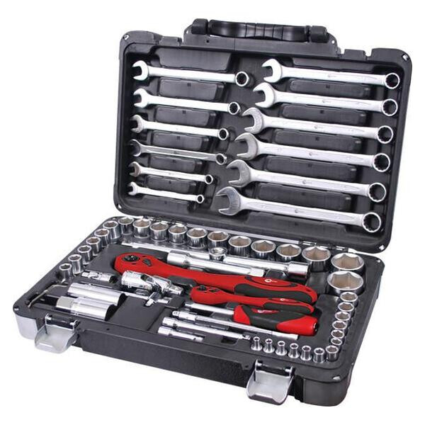 Набор инструмента Intertool - 1/4", 1/2" 61 ед.(ET-6061)