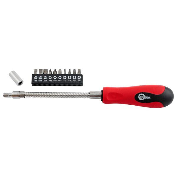 

Отвертка Intertool - с гибким удлинителем 12 ед.(VT-1012)