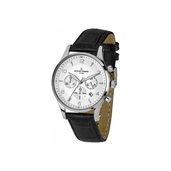 

Часы Jacques Lemans 1-1654B London Chronograph Herren 40mm 10ATM