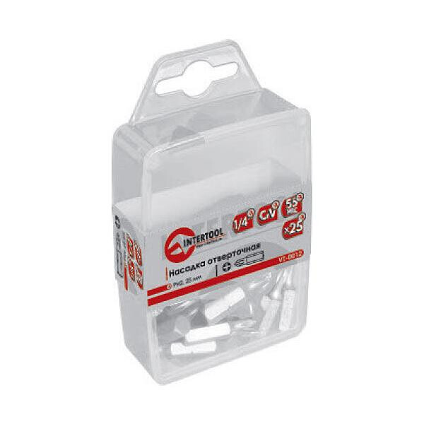 

Бита Intertool - PH2 x 25 мм (25 шт.)(VT-0012)