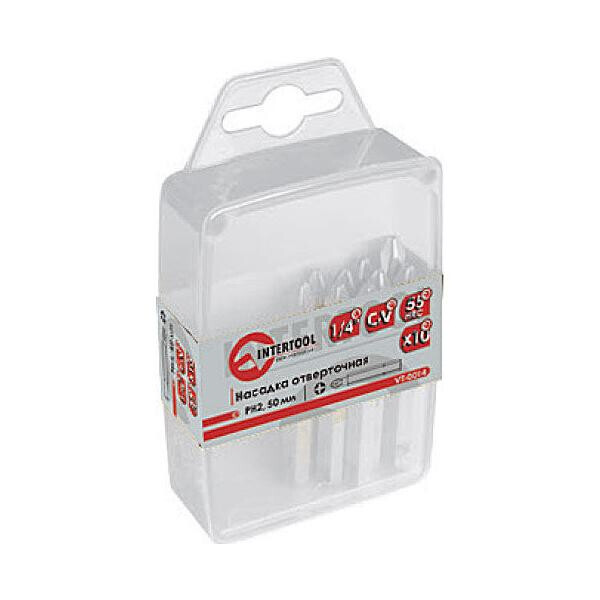 

Бита Intertool - PH2 x 50 мм (10 шт.)(VT-0014)