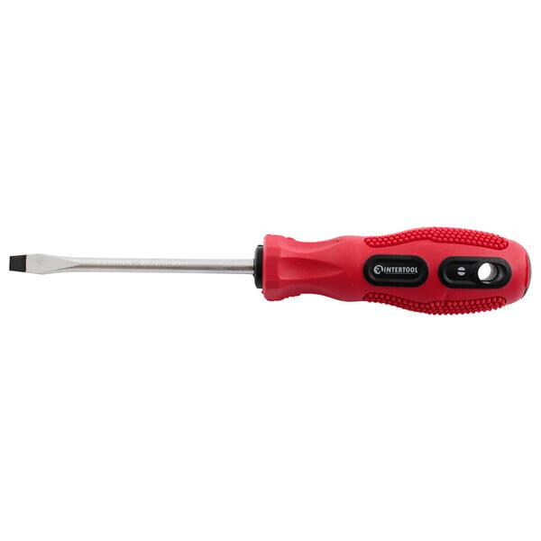 

Отвертка Intertool - шлицевая SL3 х 100 мм(VT-3102)