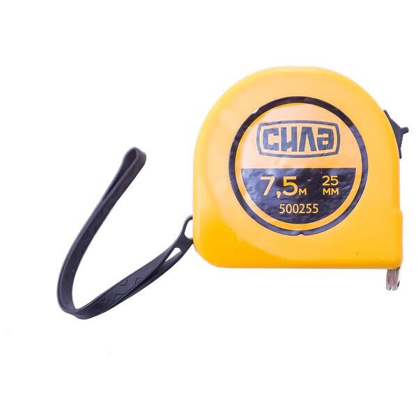 

Рулетка Сила - 7,5 м x 25 мм стандарт-магнит(500255)