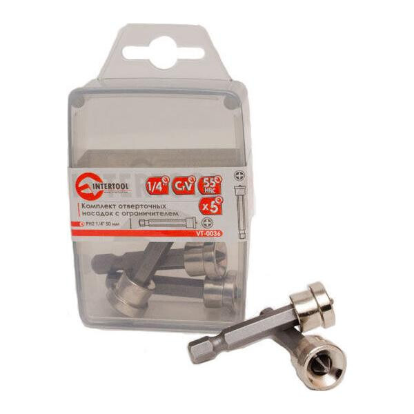 

Бита с ограничителем Intertool - PH2 x 50 мм(VT-0036)
