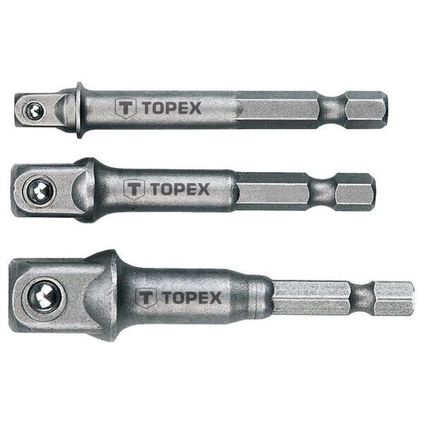 

Набор переходников Topex - 3 шт. (1/4", 3/8", 1/2")(38D151)