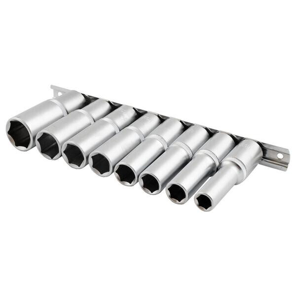 

Набор головок шестигранных 1/2" Mastertool - 8 шт., удлиненные (10-22 мм)(78-1208)