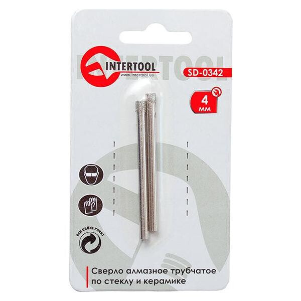 

Сверло трубчатое по стеклу и керамике Intertool - 4 мм(SD-0342)