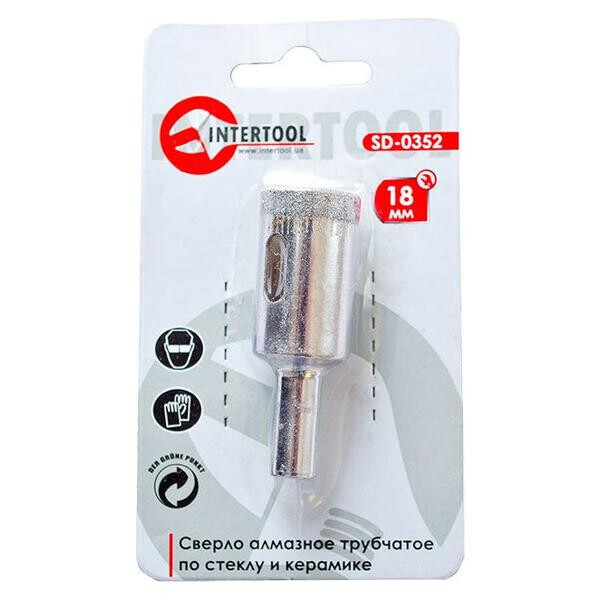 

Сверло трубчатое по стеклу и керамике Intertool - 18 мм(SD-0352)