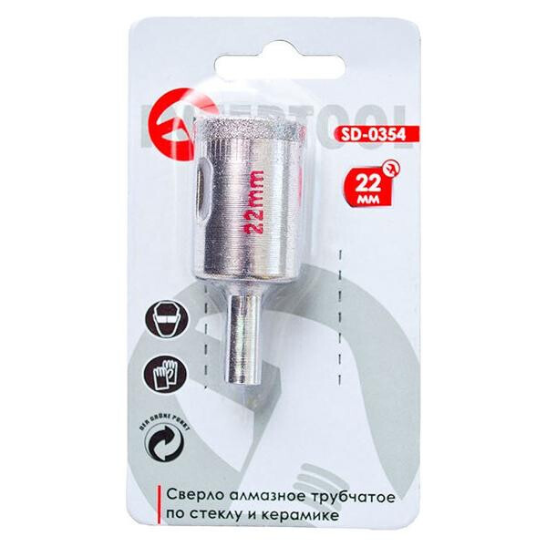 

Сверло трубчатое по стеклу и керамике Intertool - 22 мм(SD-0354)