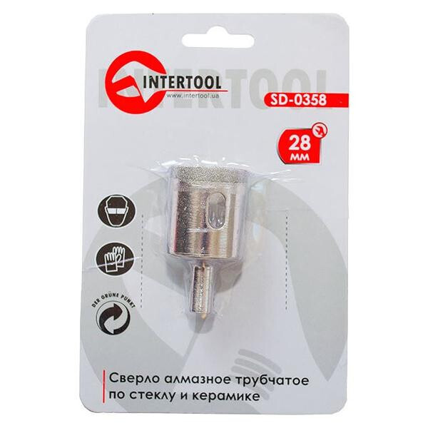 

Сверло трубчатое по стеклу и керамике Intertool - 28 мм(SD-0358)