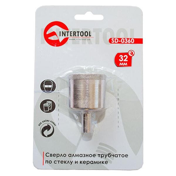 

Сверло трубчатое по стеклу и керамике Intertool - 32 мм(SD-0360)