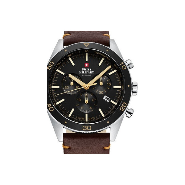 

Часы Swiss Military SM34079.06 Chronograph 43mm 10ATM