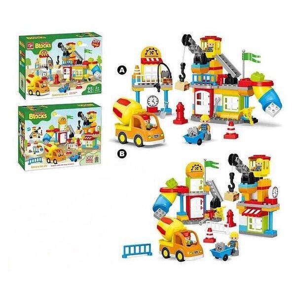 

Конструктор Creative Blocks “Строительная площадка” 96 деталей (188 A 05)
