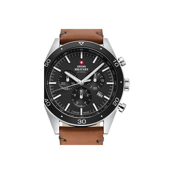 

Часы Swiss Military SM34079.04 Chronograph 43mm 10ATM