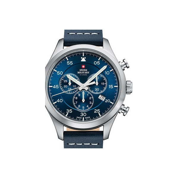 

Часы Swiss Military SM34076.05 Chronograph 43mm 10ATM