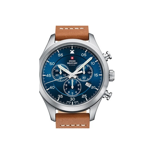 

Часы Swiss Military SM34076.06 Chronograph 43mm 10ATM