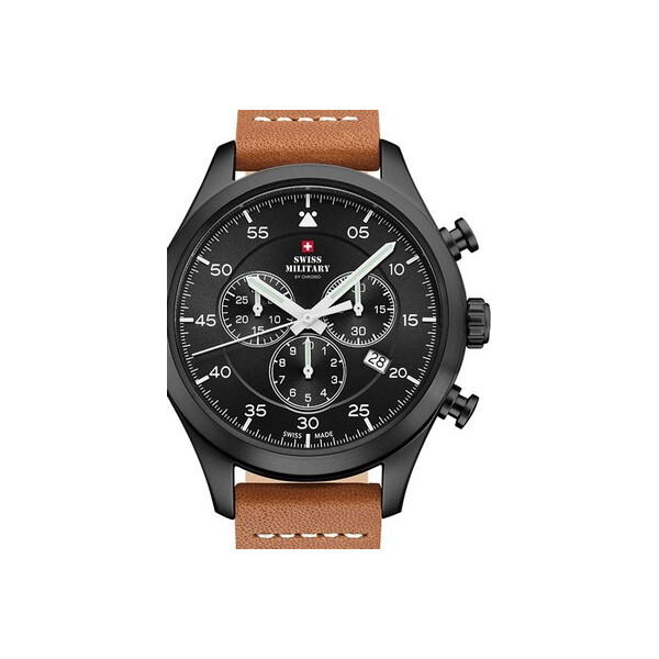 

Часы Swiss Military SM34076.08 Chronograph 43mm 10ATM