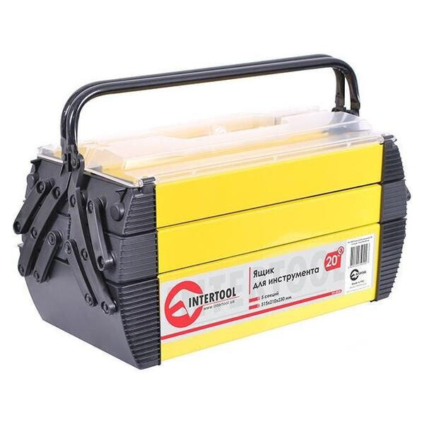

Ящик для инструмента Intertool - 515 x 210 x 230 мм металлический BX-5020(BX-5020)