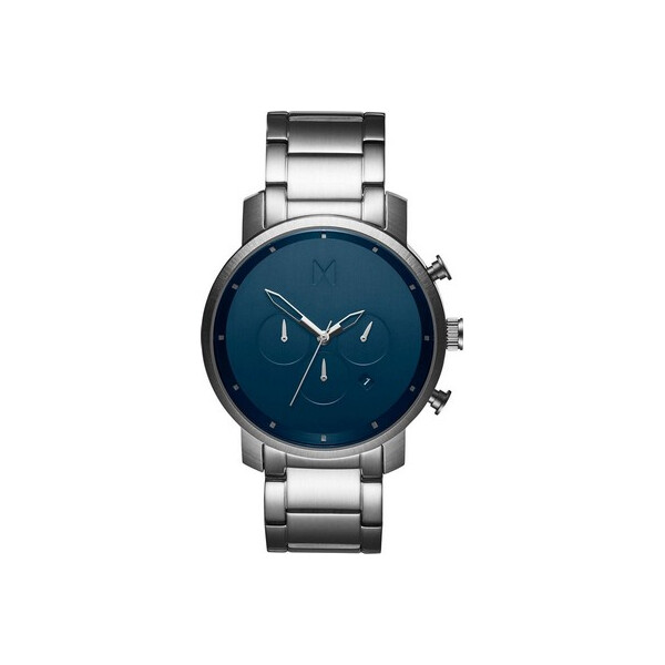 

Часы MVMT MC01-SBLU Chrono Midnight Silver 45mm 10ATM