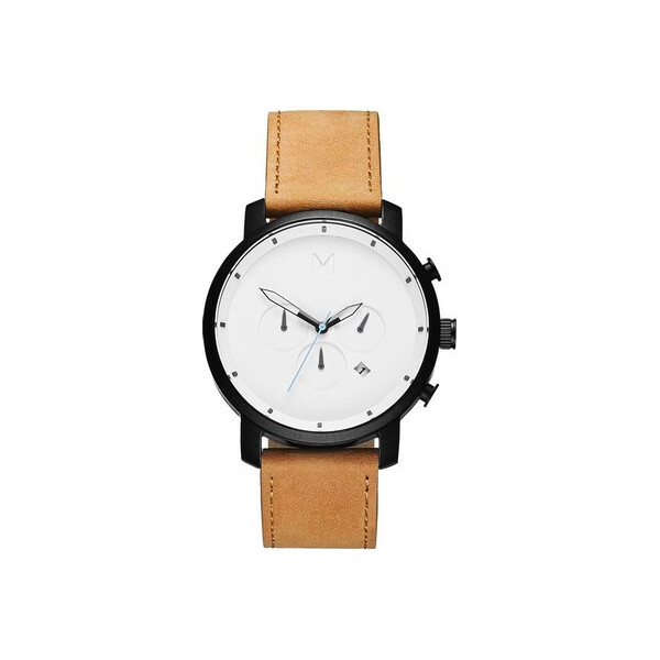 

Часы MVMT MC01-WBTL Chrono White Black Tan 45mm 10ATM