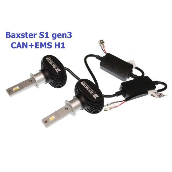 

LED лампы Baxster S1 gen3 H1 5000K CAN+EMS (2 шт)