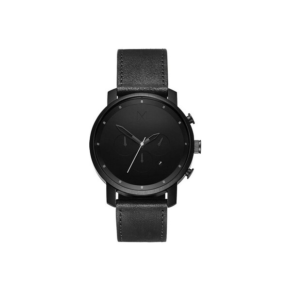

Часы MVMT MC01-BL Chrono Black Leather 45mm 10ATM
